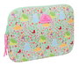 Funda para Portátil Disney Princess Bloom Verde Rosa 15,6'' 39,5 x 27,5 x 3,5 cm