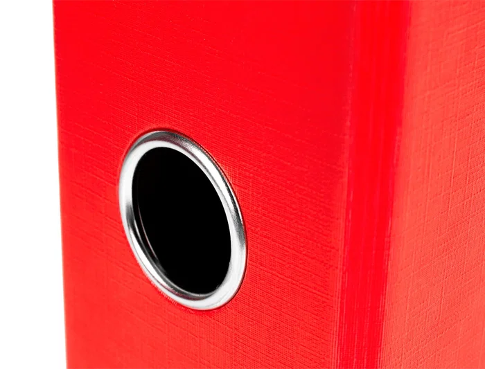 Liderpapel Archivador Folio 2 Anillas Mecanismo Palanca 75mm Rojo