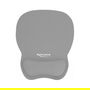 DeLOCK Alfombrilla de Ratón Ergonómica Gris con Reposamuñecas, 245 x 206 mm, para Mayor Comodidad