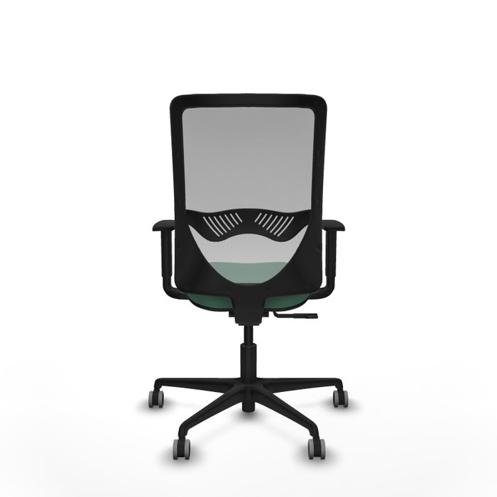 PIQUERAS Y CRESPO Silla de oficina Zulema Verde esmeralda y Gris PIQUERAS Y CRESPO Silla de oficina Zulema Verde esmeralda y Gris