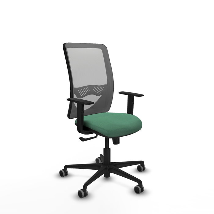 PIQUERAS Y CRESPO Silla de oficina Zulema Verde esmeralda y Gris PIQUERAS Y CRESPO Silla de oficina Zulema Verde esmeralda y Gris