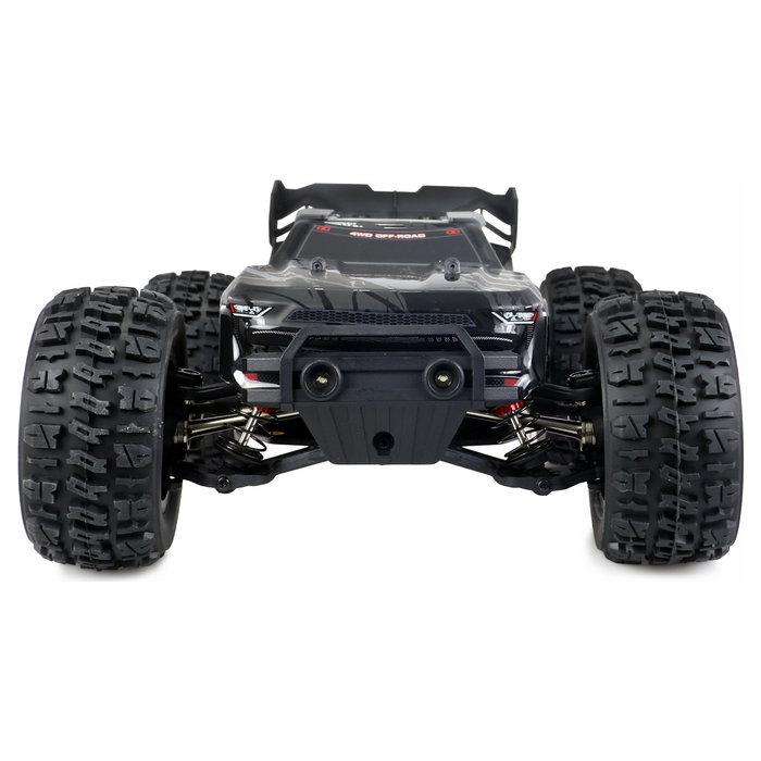 AMEWI Hyper GO Truggy Brushless 4WD 1:14 RTR Negro, Motor Eléctrico Sin Escobillas, 65 km/h, Batería LiPo 7.4V 3000mAh