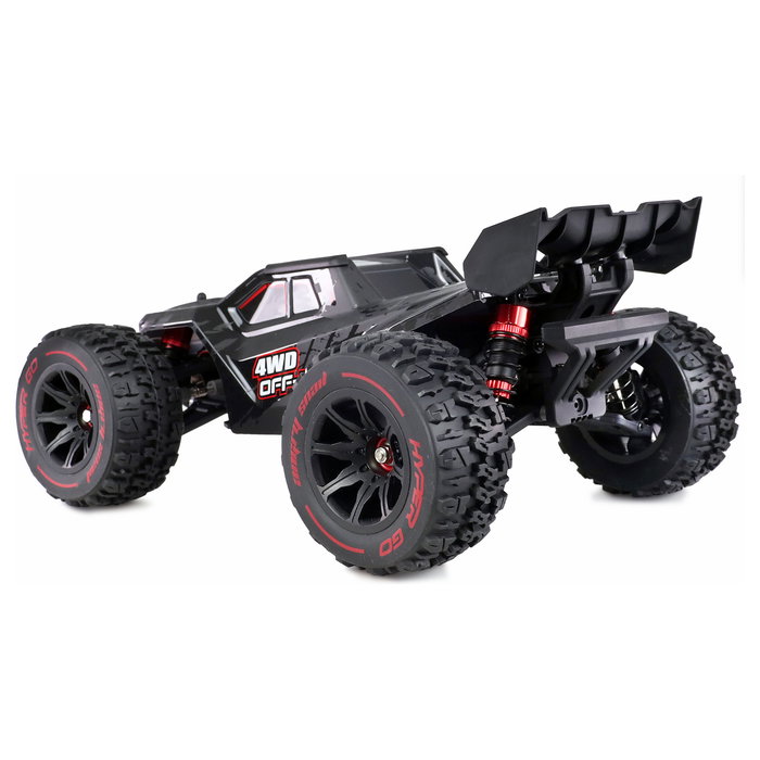 AMEWI Hyper GO Truggy Brushless 4WD 1:14 RTR Negro, Motor Eléctrico Sin Escobillas, 65 km/h, Batería LiPo 7.4V 3000mAh