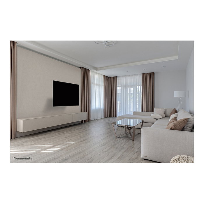 Neomounts WL40-550BL14 Soporte de TV de Pared de Movimiento Total, 32-55", Hasta 35 kg, VESA 100x100-400x400, Inclinación 14°, Giro 40°