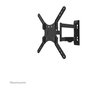 Neomounts WL40-550BL14 Soporte de TV de Pared de Movimiento Total, 32-55", Hasta 35 kg, VESA 100x100-400x400, Inclinación 14°, Giro 40°