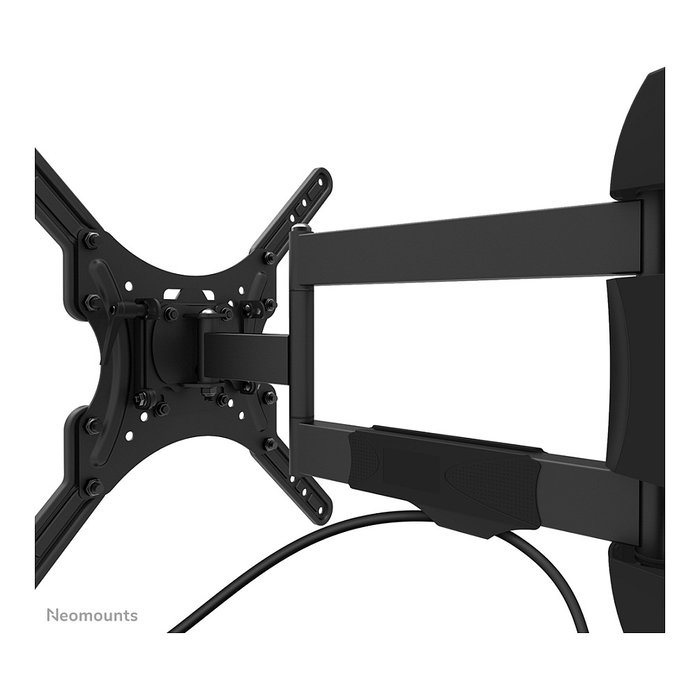 Neomounts WL40-550BL14 Soporte de TV de Pared de Movimiento Total, 32-55", Hasta 35 kg, VESA 100x100-400x400, Inclinación 14°, Giro 40°