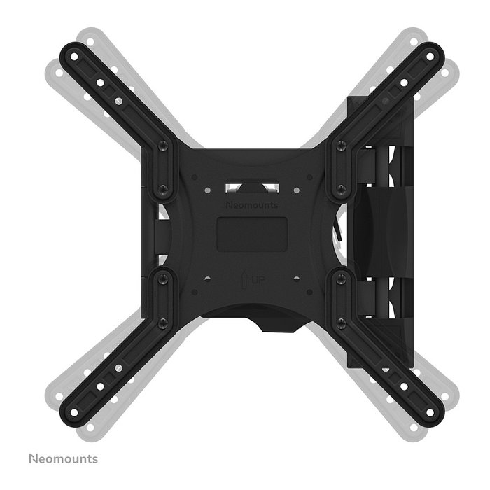 Neomounts WL40-550BL14 Soporte de TV de Pared de Movimiento Total, 32-55", Hasta 35 kg, VESA 100x100-400x400, Inclinación 14°, Giro 40°
