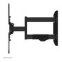 Neomounts WL40-550BL14 Soporte de TV de Pared de Movimiento Total, 32-55", Hasta 35 kg, VESA 100x100-400x400, Inclinación 14°, Giro 40°