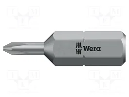WERA Punta de destornillador Phillips PH00 slim de 25 mm