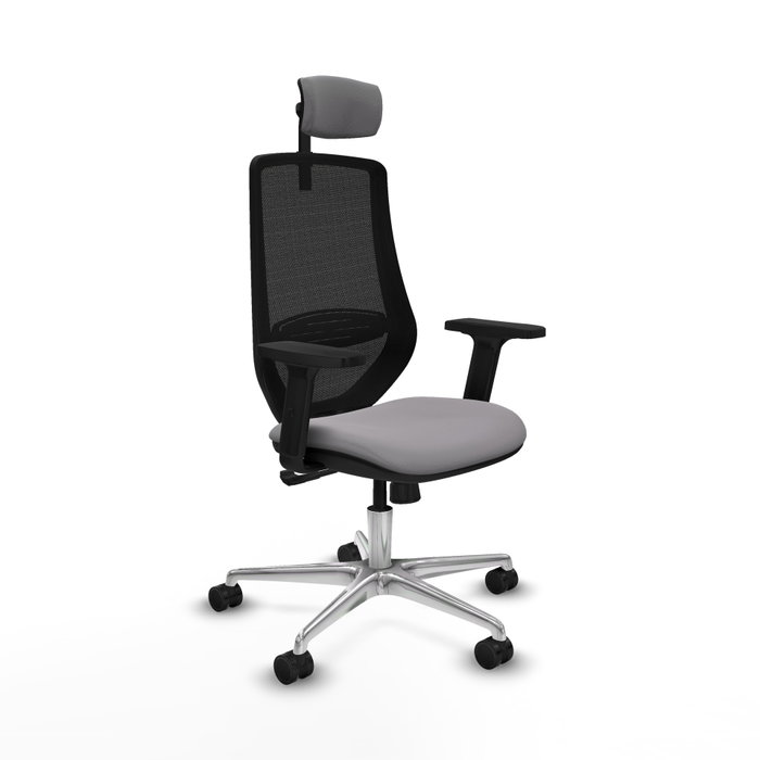 PIQUERAS Y CRESPO Silla de oficina Mardos con Mecanismo Sincro, Gris y Negro PIQUERAS Y CRESPO Silla de oficina Mardos con Mecanismo Sincro, Gris y Negro