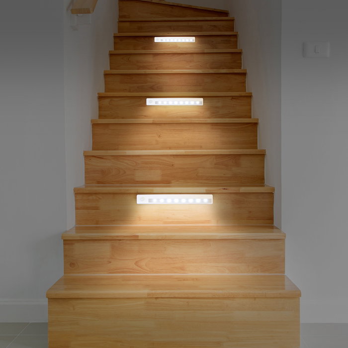 Lámpara LED con Sensor de Movimiento Je cherche une Idee, Iluminación Blanco Frío 50 Lumens, Adhesivo de Colocación Lámpara LED con Sensor de Movimiento Je cherche une Idee, Iluminación Blanco Frío 50 Lumens, Adhesivo de Colocación