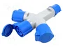 GOOBAY Divisor de potencia de 3 tomas, 16A, IP44