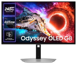 Samsung Odyssey OLED G8 LS27HG800SUXEN 27 pulgadas 4K QD-OLED 240Hz silver