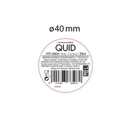 Mug Cerámico Vita Morning Quid 35 cL