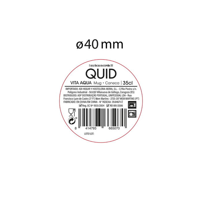 Mug Cerámico Vita Morning Quid 35 cL Mug Cerámico Vita Morning Quid 35 cL