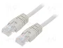GEMBIRD Patch cord Cat 5e U/UTP RJ45 1m Gris