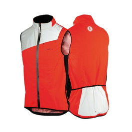 Wowow Chaleco Hardknot Reflectante Blanco/Rojo XL - 100% Poliéster