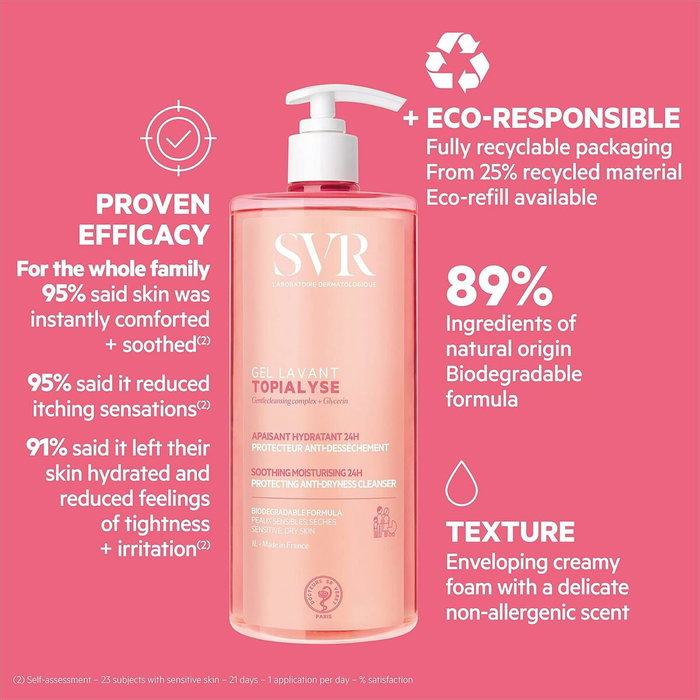 SVR TOPIALYSE Gel Lavant 1000 ml