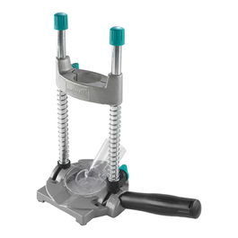 Wolfcraft Guía para Taladrar Móvil, Mango Adicional para Colocación Exacta