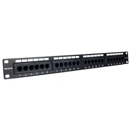 Phasak PU 2971 Panel de transferencia 24 puertos Cat.6A 1U Negro