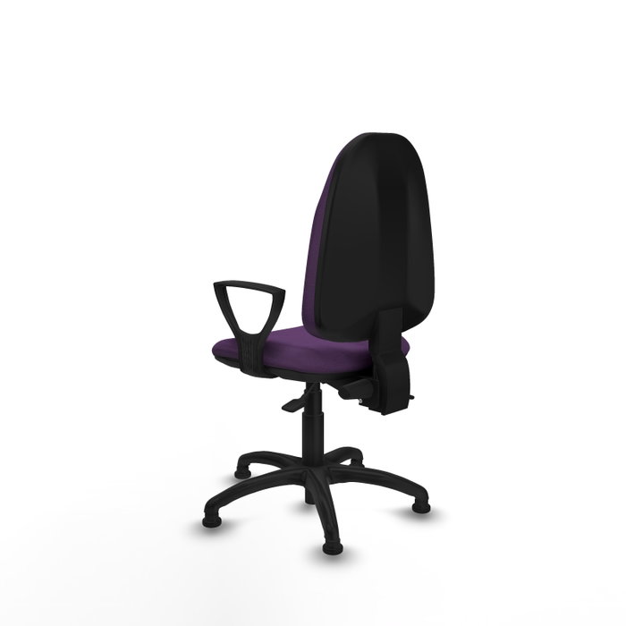 PIQUERAS Y CRESPO Silla de oficina Algarra Morado con mecanismo Asincro