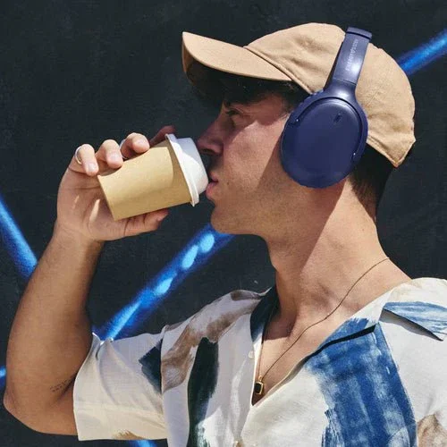 Energy Sistem 45970 Auriculares Bluetooth Diadema Circumaural - 50h Batería - Bluetooth 5.4 - Conexión Multipunto - Deep Bass - Plegables - Color Marina