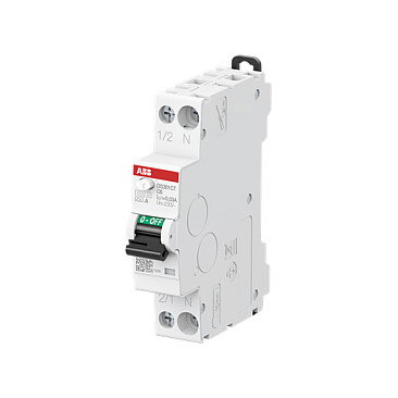 ABB FI/LS-Schalter DSX301CA-B16/0,03 6kA 1P+N Tipo A Flexline ABB FI/LS-Schalter DSX301CA-B16/0,03 6kA 1P+N Tipo A Flexline