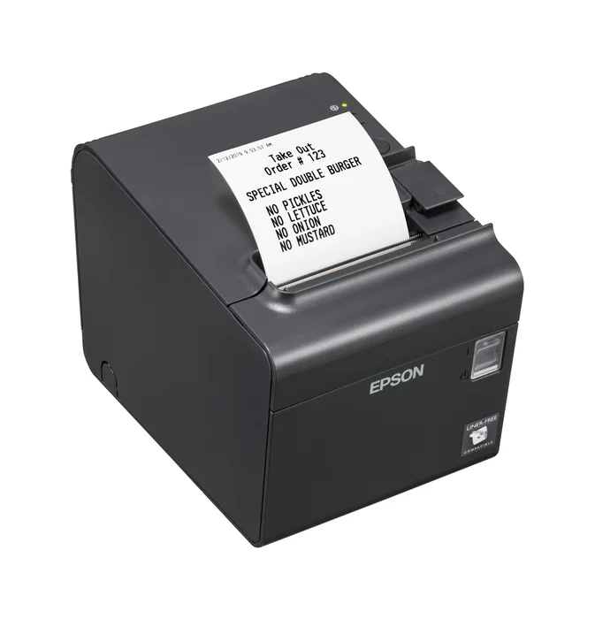 Epson TM-L90LF Impresora térmica de etiquetas y recibos USB, RS232, Gris Epson TM-L90LF Impresora térmica de etiquetas y recibos USB, RS232, Gris