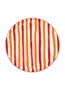 Hermia JOY0003 Plato de Servicio Naranja Cerámica 30x30x2cm