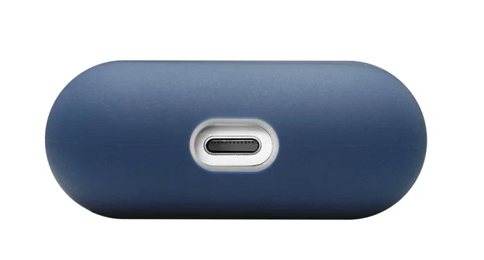 Dbramante1928 Funda Silicona Compatible con Apple AirPods Pro, Resistente a Impactos y Rayones, Color Azul, 20 g