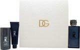Dolce & Gabbana K Eau de Parfum Gift Set 100ml EDP + 75g Desodorante + 50ml Gel de Ducha