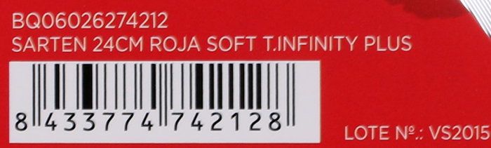 Quttin Sartén 24 cm Roja Soft T.Infinity (6 Unidades)