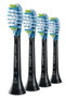 Philips Cabezales de Cepillo de Dientes Attachable C34B HX9044/33 Negro (4 Pack)