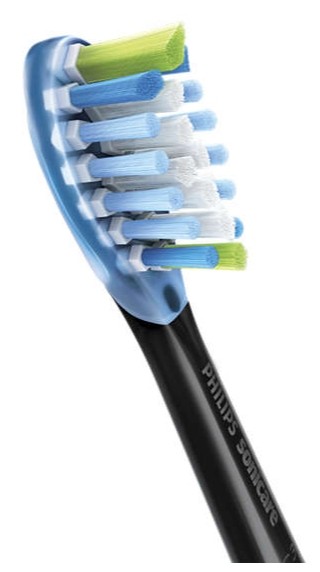 Philips Cabezales de Cepillo de Dientes Attachable C34B HX9044/33 Negro (4 Pack)