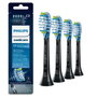 Philips Cabezales de Cepillo de Dientes Attachable C34B HX9044/33 Negro (4 Pack)