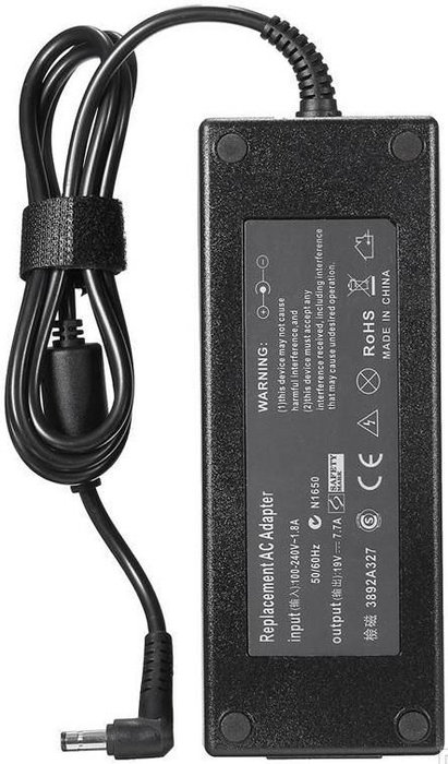 CoreParts Adaptador de corriente para MSI/Acer 150W 19.5V 7.7A con conector 5.5*2.5 e incluye cable de alimentación EU CoreParts Adaptador de corriente para MSI/Acer 150W 19.5V 7.7A con conector 5.5*2.5 e incluye cable de alimentación EU