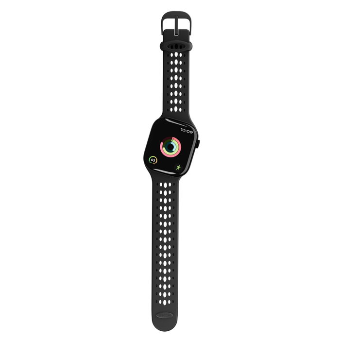 Decoded Silicone Ares O Strap para Apple Watch 40/42mm Negro