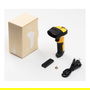 Inateck P6-AI Lector de Códigos de Barras Portátil Láser 1D Inalámbrico y Cableado USB Bluetooth Amarillo