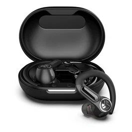 JLab Epic Sport ANC 3 Auriculares Inalámbricos Deportivos Bluetooth con Cancelación Activa de Ruido, Negro
