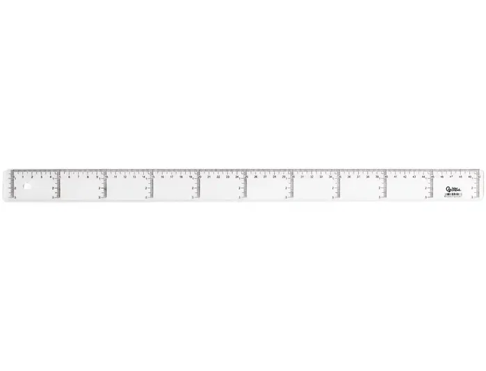 Liderpapel Regla de plástico cristal 50 cm Liderpapel Regla de plástico cristal 50 cm