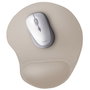 Trust BigFoot Pad Alfombrilla con Reposamuñecas de Gel Beige