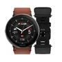 Polar Ignite 3 Titanium Reloj Deportivo con GPS Correa Marrón Piel M/L Mujer Hombre