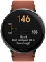 Polar Ignite 3 Titanium Reloj Deportivo con GPS Correa Marrón Piel M/L Mujer Hombre