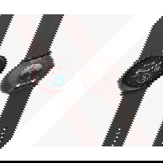 Polar Ignite 3 Smartwatch con GPS y Pantalla AMOLED, Correa de Cuero y Silicona, Marrón