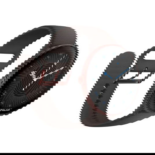 Polar Ignite 3 Smartwatch con GPS y Pantalla AMOLED, Correa de Cuero y Silicona, Marrón