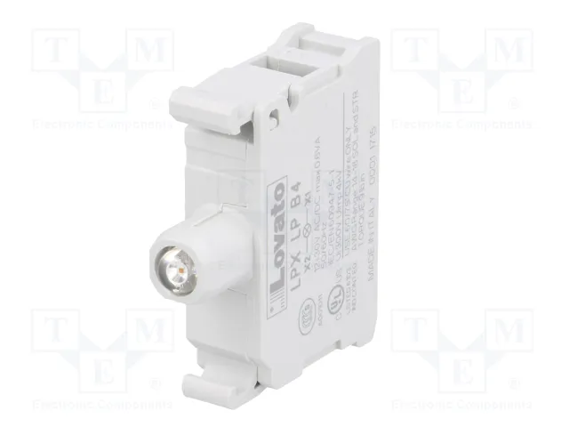 LOVATO ELECTRIC Elemento iluminador Platinum 22mm Rojo LED