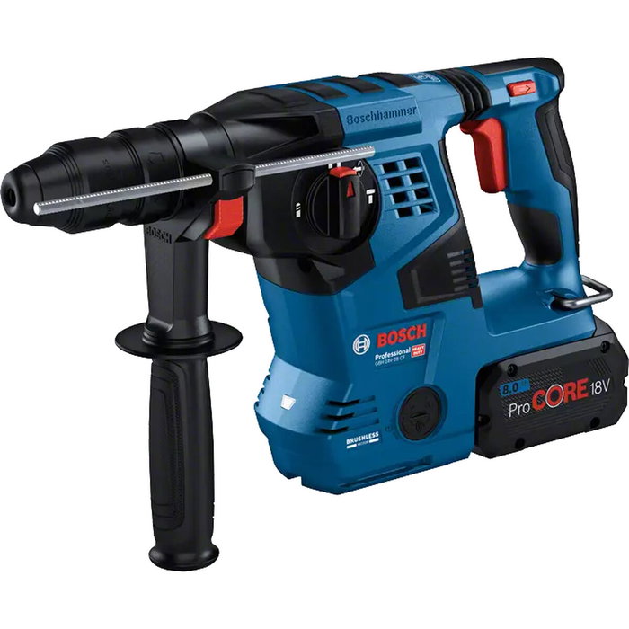 Bosch Professional GBH 18V-28CF con aspirador GDE 18V-16, 2 baterías ProCore 8.0Ah y Cargador Bosch Professional GBH 18V-28CF con aspirador GDE 18V-16, 2 baterías ProCore 8.0Ah y Cargador