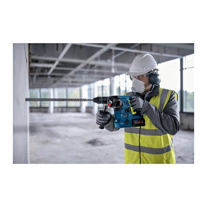 Bosch Professional GBH 18V-28CF con aspirador GDE 18V-16, 2 baterías ProCore 8.0Ah y Cargador Bosch Professional GBH 18V-28CF con aspirador GDE 18V-16, 2 baterías ProCore 8.0Ah y Cargador