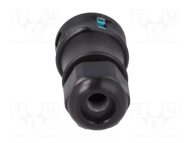 WIELAND Conector industrial redondo macho RST de 5 pines, 250V, azul turquesa