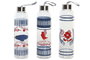 DKD Home Decor Surtido de Botellas de Borosilicato 550ml BLUE RED BIRD